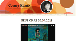 Desktop Screenshot of connykanik.de